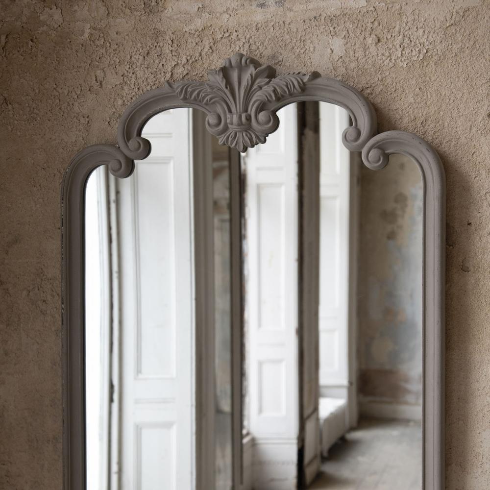 Walton Gray Carved Mirror
