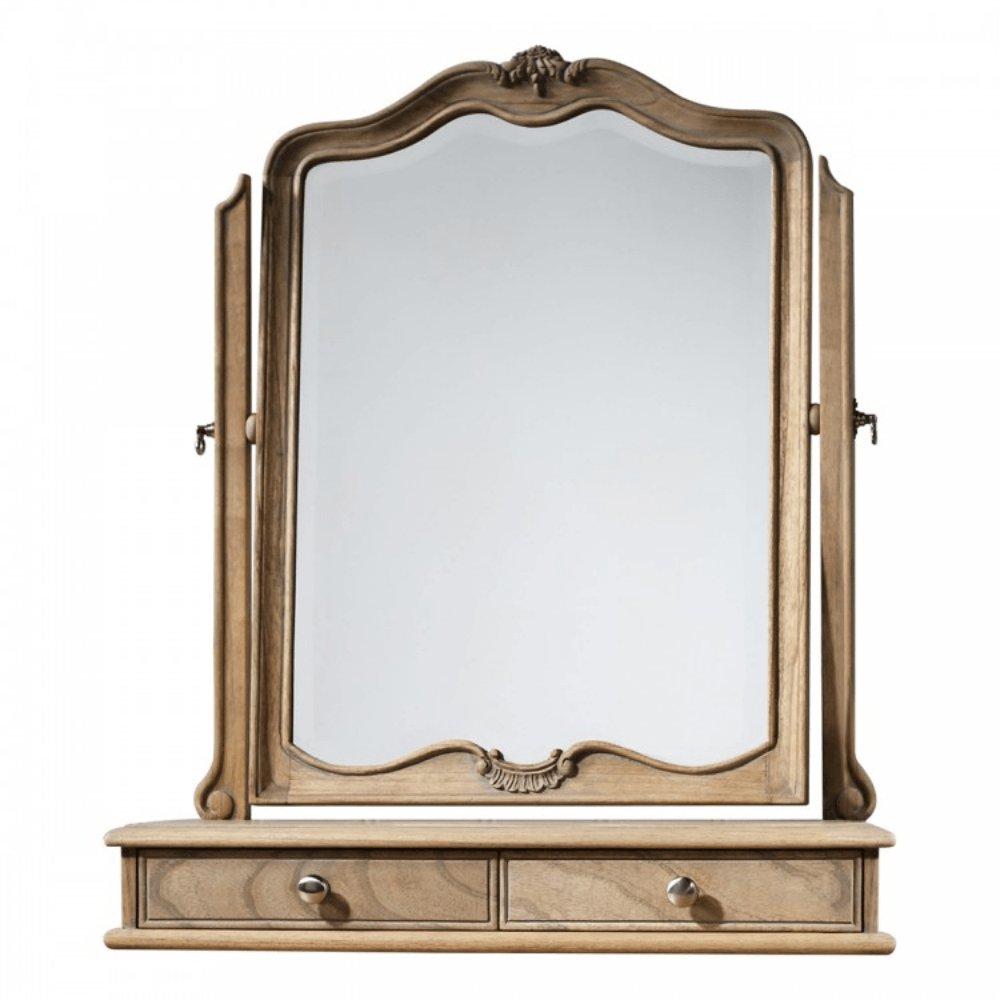 Stylish Distressed Tabletop Mirror