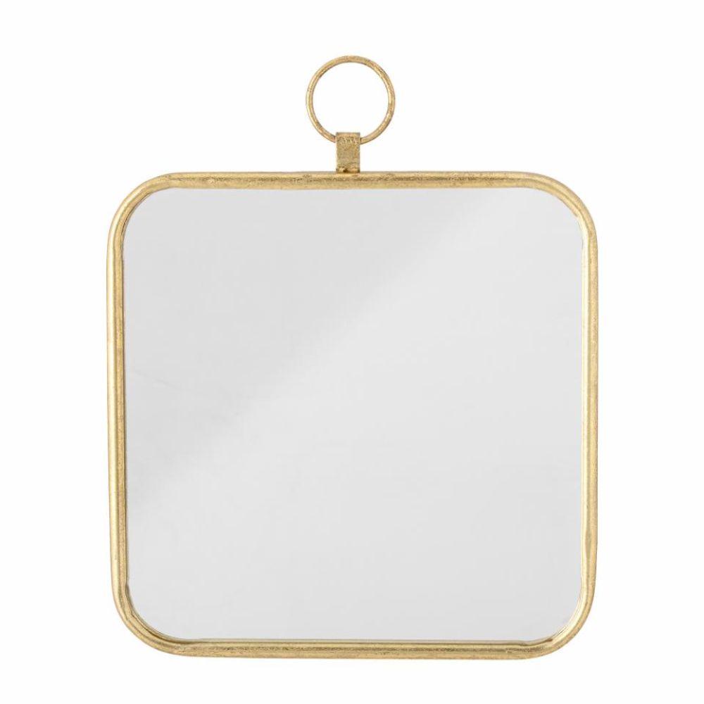Jasmine Brass Metal Wall Mirror