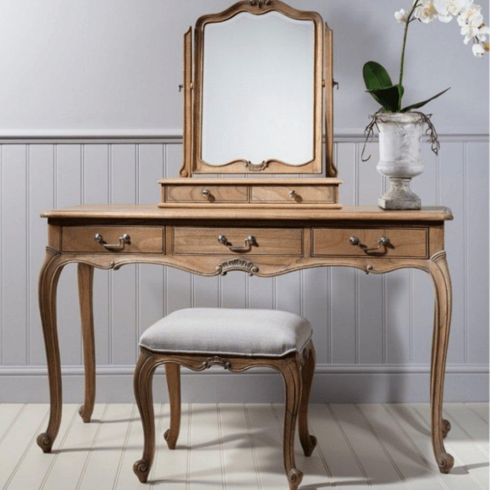 Stylish Distressed Tabletop Mirror