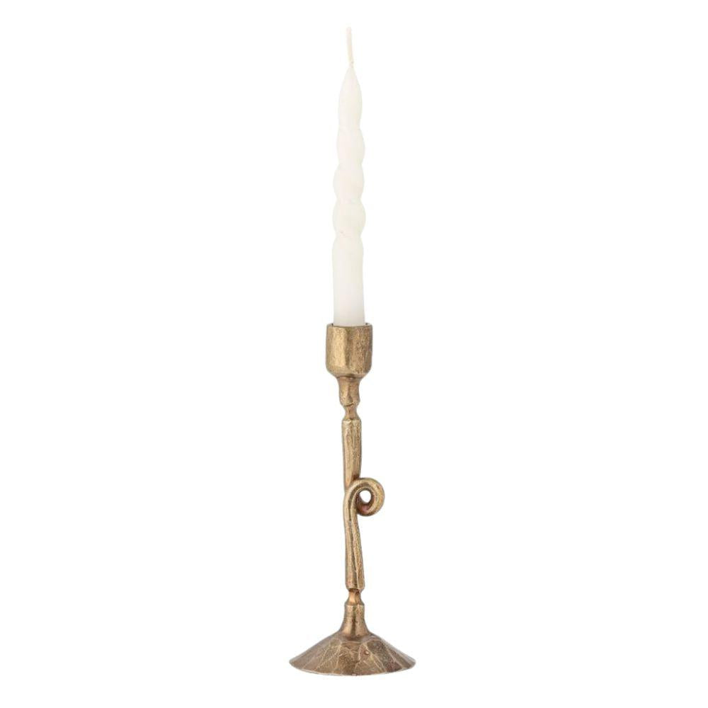 Elsa Candle Holder in Brass