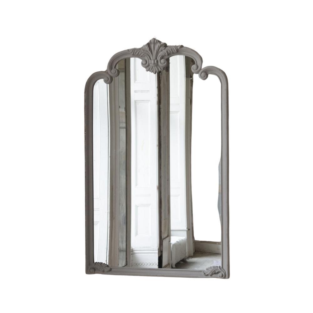 Walton Gray Carved Mirror