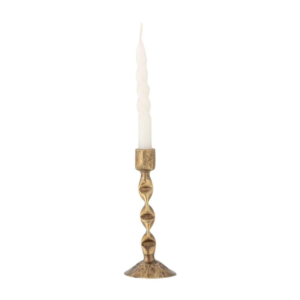Elsa Candle Holder in Brass