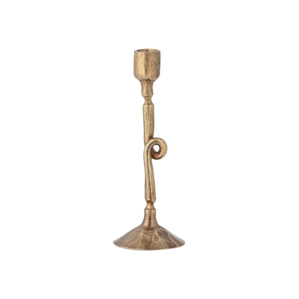 Elsa Candle Holder in Brass