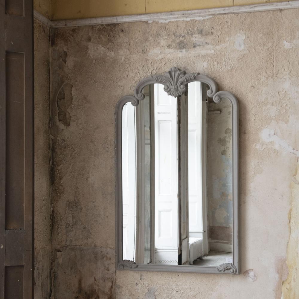 Walton Gray Carved Mirror