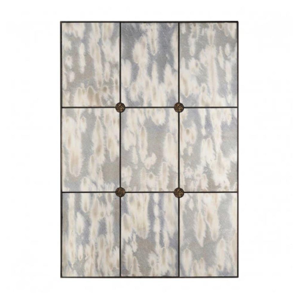 Raphaël Large Mirror with an Aged Glass Finish